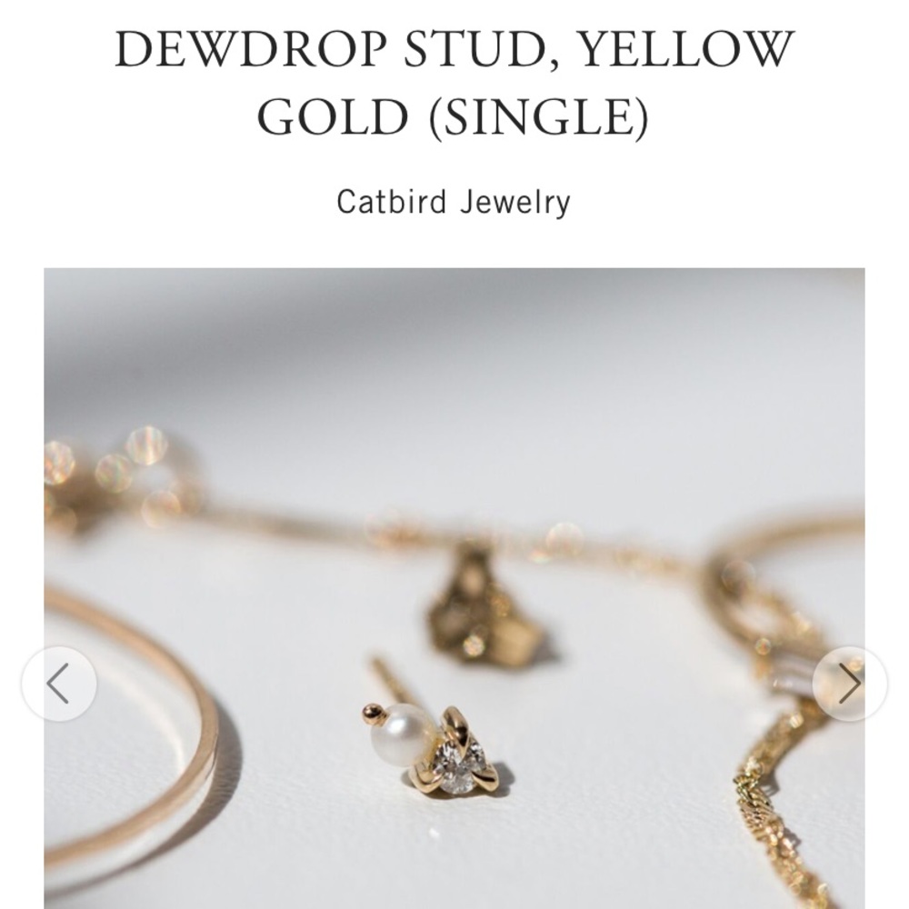 Catbird Dewdrop earring